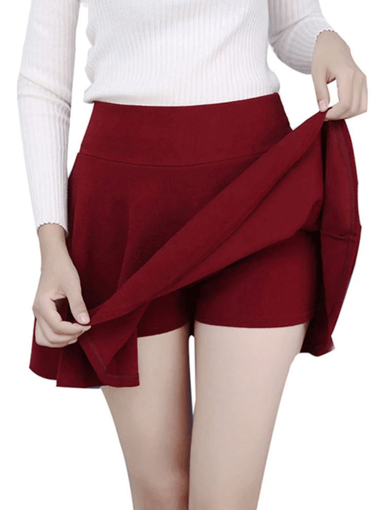 Black Skirts Women Large Size Tutu School Short Skirt Girl Spring Autumn Pleated Shorts Skirts Mini Saia High Waist Faldas Mujer
