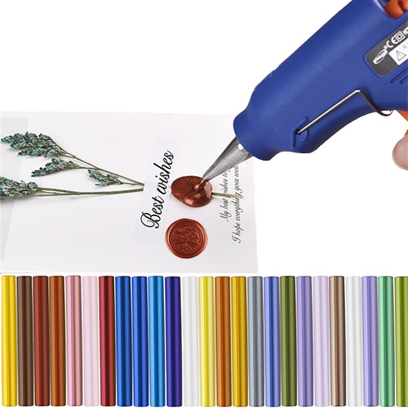 5pc DIY Seal Wax Sticks For Melting Glue Gun Sealing Wax Sticks Wedding Party Invitation Sealing Wax For  Gift Decoration