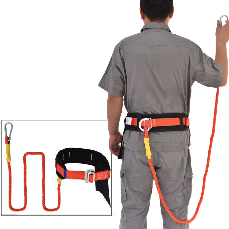 High-altitude working electrician belt safety belts fall prevention construction outdoor rock climbing