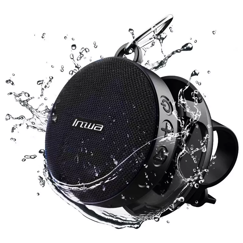 Bluetooth Bike Speaker with Detachable Bicycle Mount Shockproof & Dustproof Outdoor Riding Built-in Mic and TF Card Hands Fr